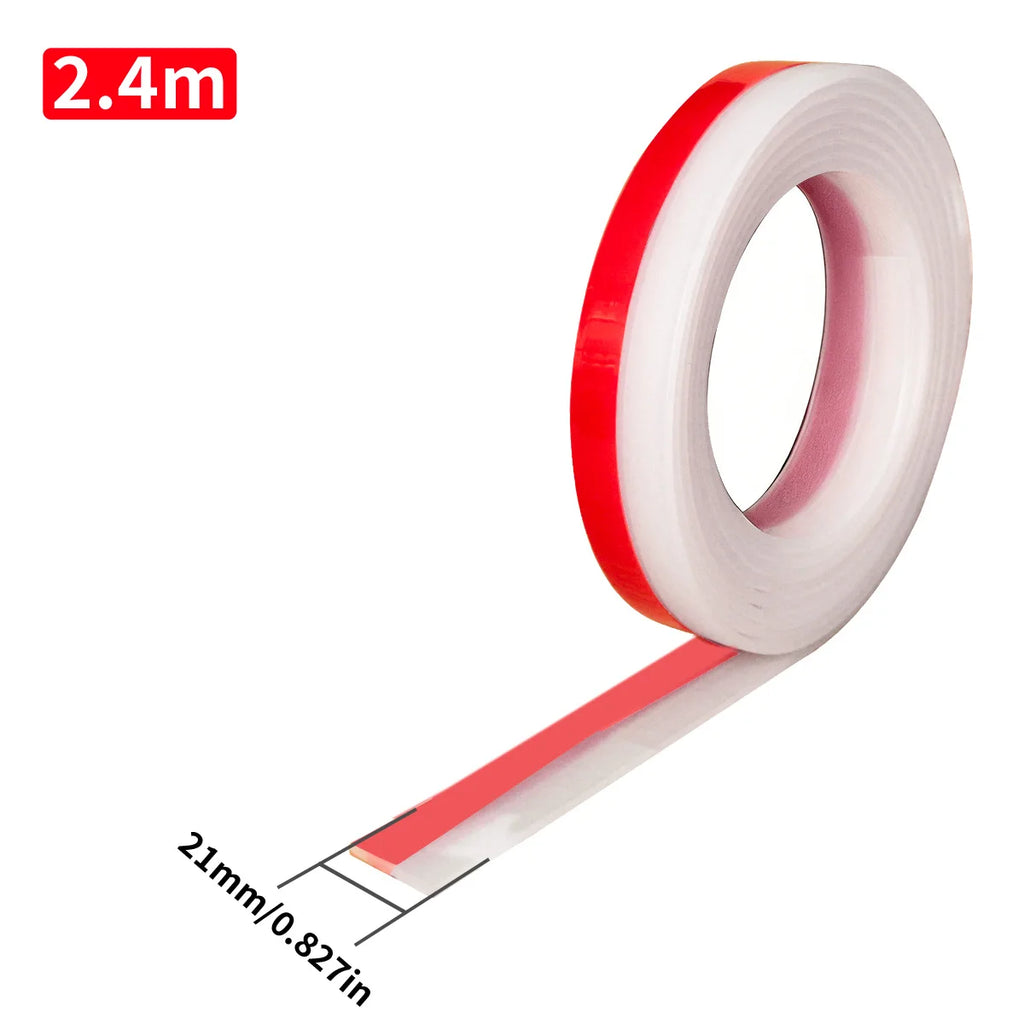 Splinter Guard Replacement Strip Fit for Track Saw Guide Rail, 2.5mm Thickness 21mm Wide Tape Strip Track Rail Saw Accessories