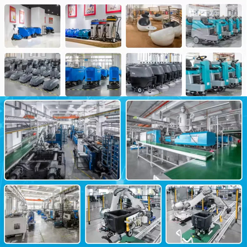 CE EPA Battery Operated Car Type Ride On Floor Scrubber Commercial Tennis Court Floor Road Sweeper Machine