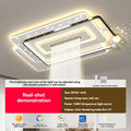 Modern Minimalist LED Ceiling Light for Living Room, 2026 New Model with Starry Sky Projection Effect and Integrated Spotlights
