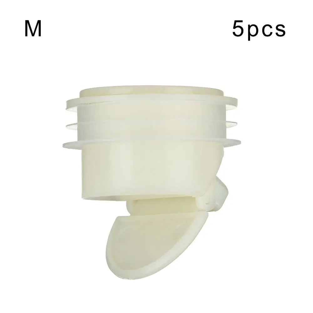 Useful 5Pcs/set Anti Odor Pest Floor Drain Stopper Shower Floor Strainer Plug Sewer One Way Valve Seal Drainer Cover
