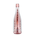 Home Foldable Champagne Wine Glasses Set Reusable Plastic Wine Glasses with Storage Bottle Suitable for Outdoor Camping Travel