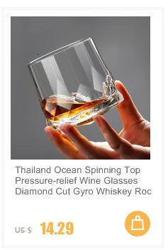 Swirl Whiskey Glass Eddy Wedding Wine Glasses Cognac Brandy Snifters Crystal Liqueur Cup Aroma Gather Together Whisky Tumbler