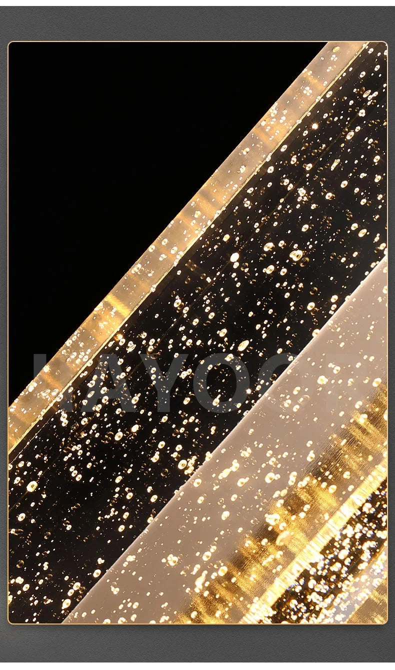 Luxury Wall Lamp Modern Gold Black LED Lamp TV Background Light Bedroom Bedside Living Room Decoration Indoor Light Bedside Lamp