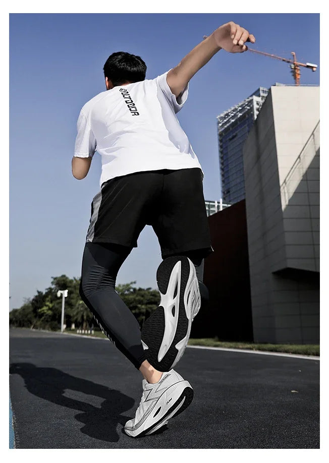 Running Shoes Carbon Board Speciality Marathon Men Sports Breathable Lightweight Women's Comfortable Athletic Nonskid Sneakers