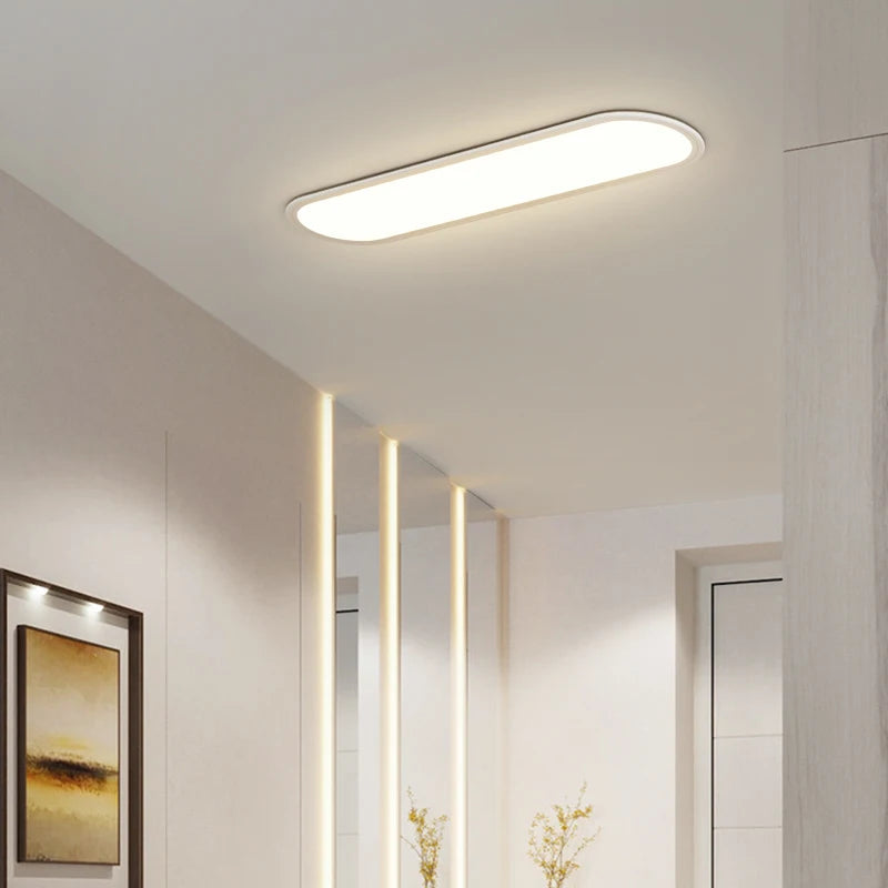 Led Ultra-thin Ceiling Light Long Corridor Aisle Lamp Home Balcony Lamps Simple Cloakroom Bedroom Porch Indoor Lighting Fixtures