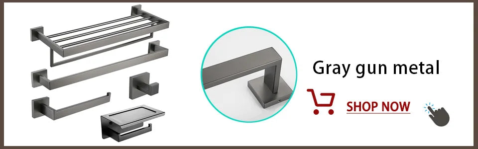 Matte Black Bathroom Hardware 304 Stainless Steel Towel Rack Toilet Paper Holder Liquid Soap Holder Towel Bar Toilet Accessories