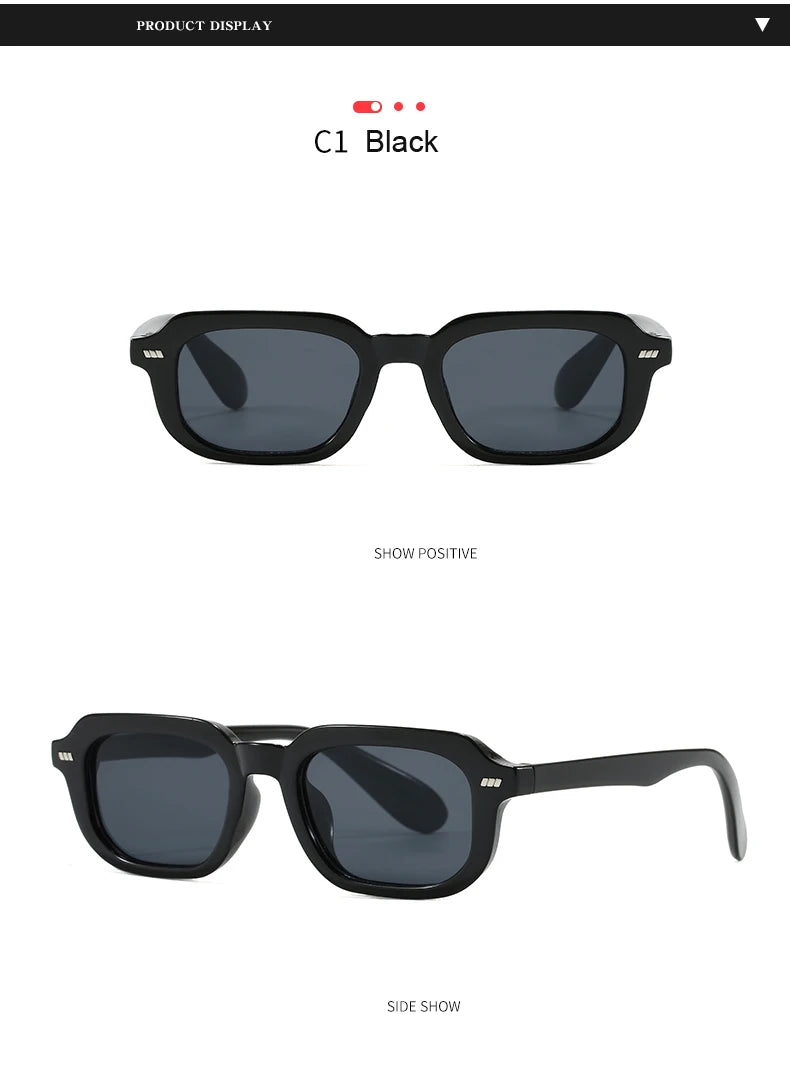Classic Small Square Sun Glasses Women Men High Quality Sunglasses Travel Driving Candy Color Shades UV Protective Glasses