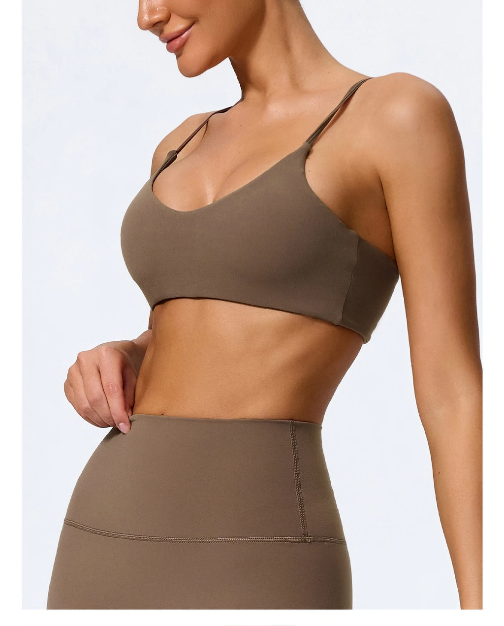 Ctenkevet Summer Women 2Pcs Sleeveless Sports Set Female Gym Two-piece Yoga Set High Waist Breathable legging Sportswear Women