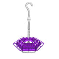 Red Hexagon Hummingbird Feeder Hanging with Hook Garden Bird Feeder Attract More Winged Visitors to Your Outdoor Space
