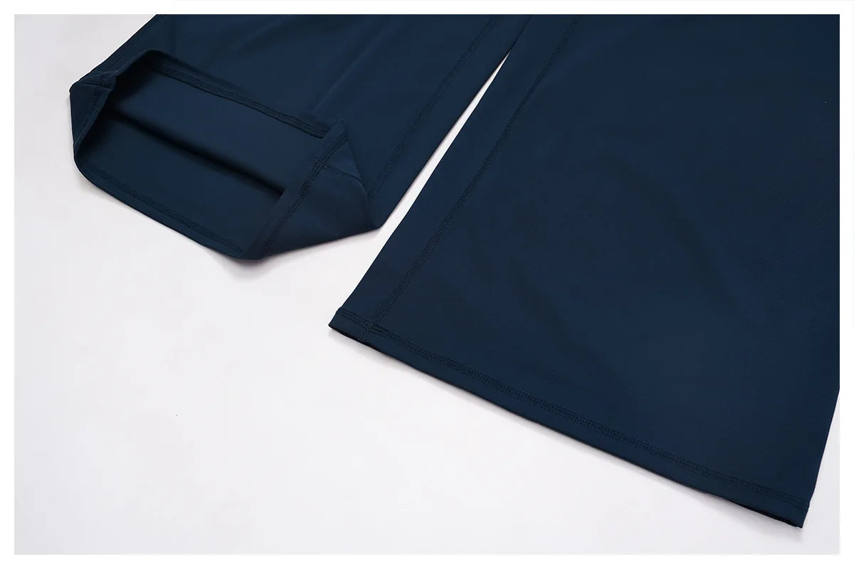 Women's Sports Yoga Pants High Waisted Straight Flared Trousers Running Fitness Sport Trousers Female Gym Casual Sports Pants