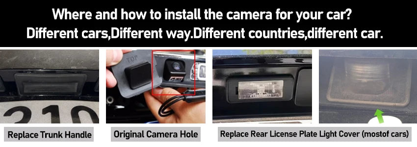 170 Degree 1080x720P HD Waterproof Car Vehicle Rear View Reverse Camera For Citroen C2 C3 Picasso C4 Pallas Cactus C5 C6 DS3 DS5