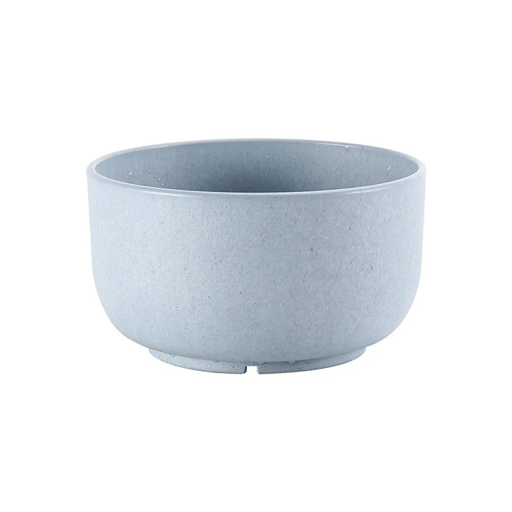 4 PCS/Set Wheat Straw Bowl Fruit Vegetable Dessert Rice Bowl Safe Household Tableware Kitchen Dining