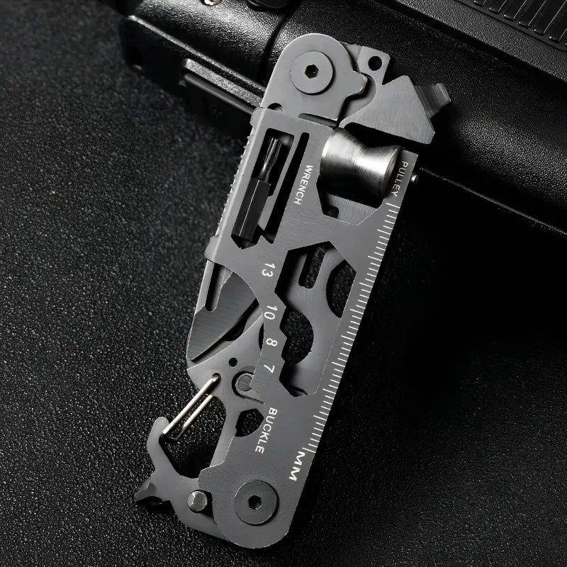 Multifunctional EDC Tool Card Folding Scissor Knife Outdoor Camping Gear
