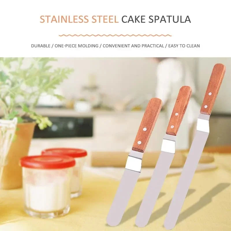 Portable Cream Spatula Cake Butter Accessories Kitchen Gadgets Cake Decorating Tools Stainless Steel  Baking  Pastry Tools