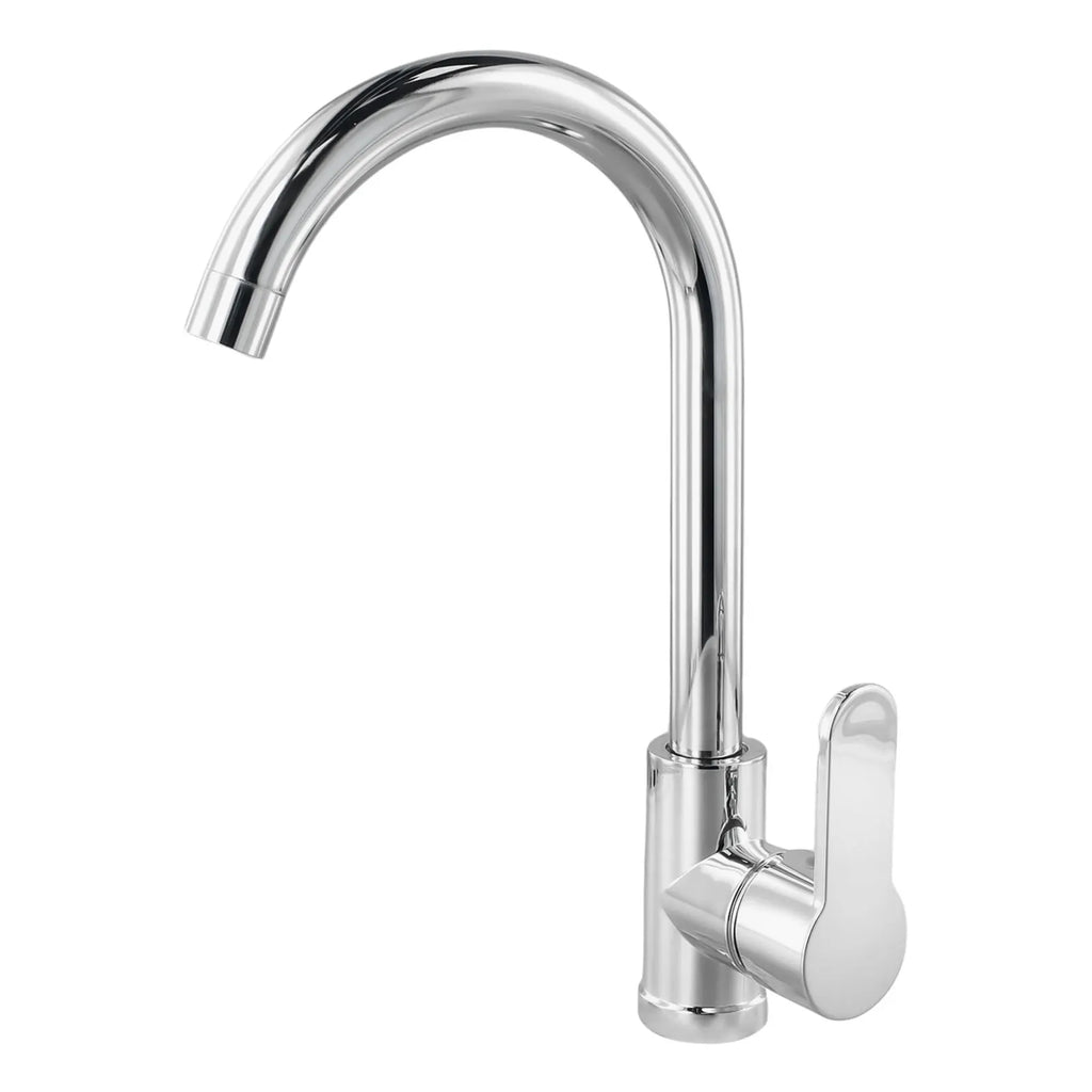 Bathroom Faucet Polished Chrome Plated Swivel Basin Sink Cold Hot Mixer Tap Kitchen Faucet, Sink Vertical Faucet New