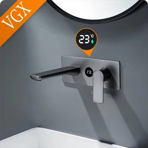 VGX Bathroom Faucets High Basin Mixer Sink Tall Faucet Gourmet Washbasin Taps Water Tap Hot Cold 360° Tapware Crane Brass Black