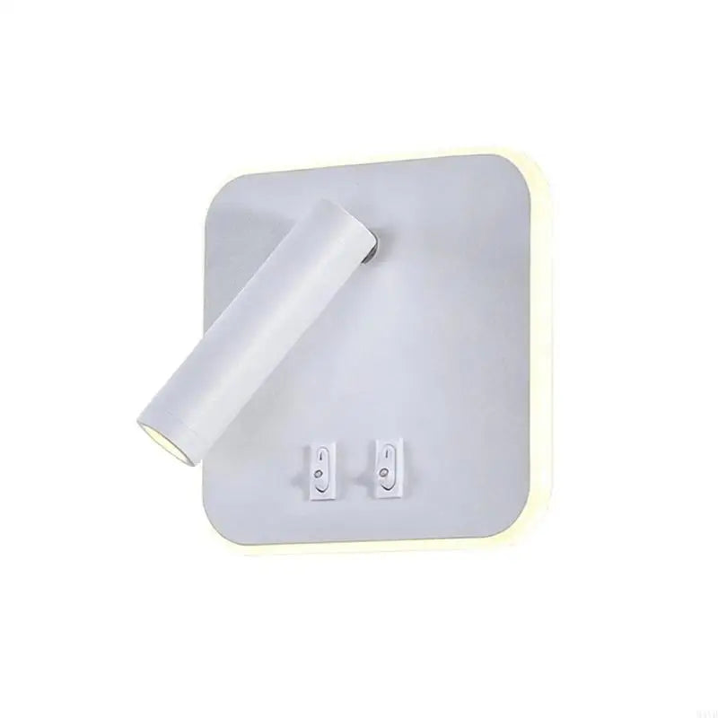 Modern Wall Lamp with Adjustable Light Mode and USB Port Bedroom Wall Lights for Home Decorating and Night Reading M4YD
