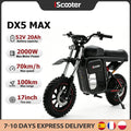 2000W Electric Scooter Scooter DX5Max 52V 20Ah Scooter for adults 70KM maximum speed 100 km Range With Scooter NFC 17 inch Tires E-Scooter