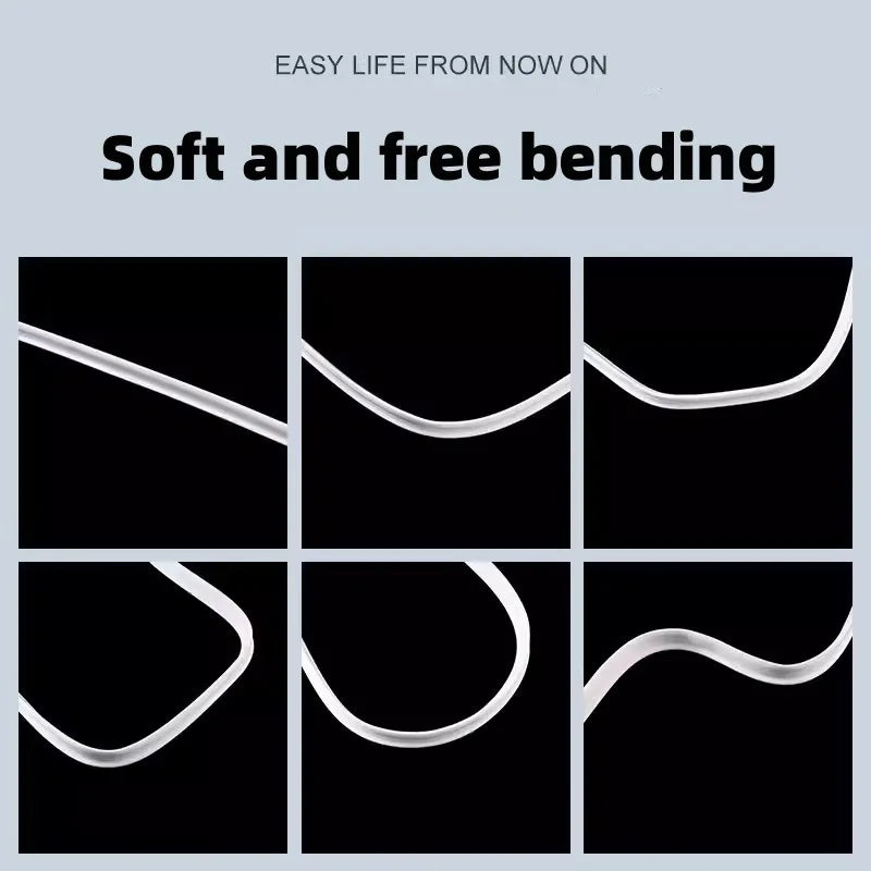 1-2M Bathroom Water Stopper Silicone Retaining Strip Water Shower Dam Flood Barrier Dry And Wet Separation Blocker Accessories