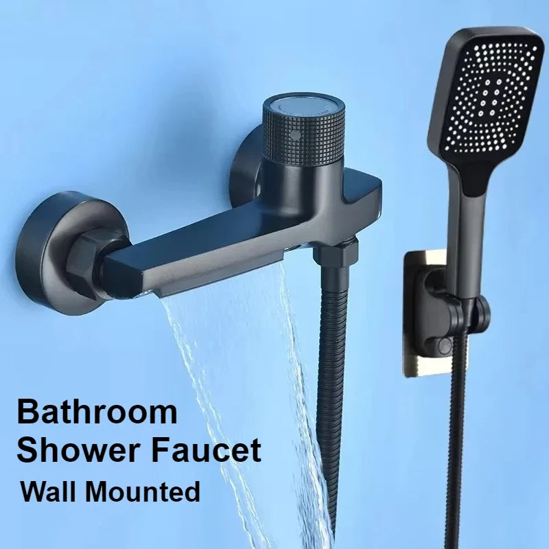 Bathtub Faucet Multi-functional Bathroom Hot and Cold Tap Water Heater Mixing Valve Shower Faucet Bathroom Accessories