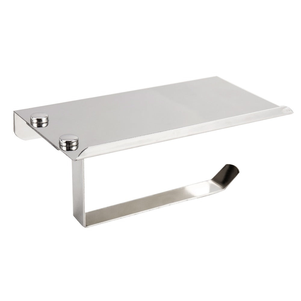 Wall Mounted Stainless Steel Bathroom Toilet Paper Holder with Towel Roll Shelf Tissue Rack Box Holders Organizer New