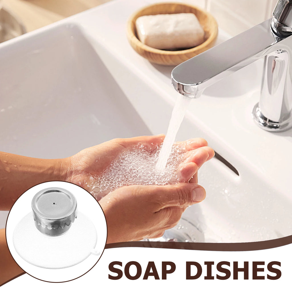 2 Sets Magnetic Soap Dishes Soap Holder For Shower Wall Mount Soap Dish Magnetic Soap Racks Soap Saver (Random Pattern)