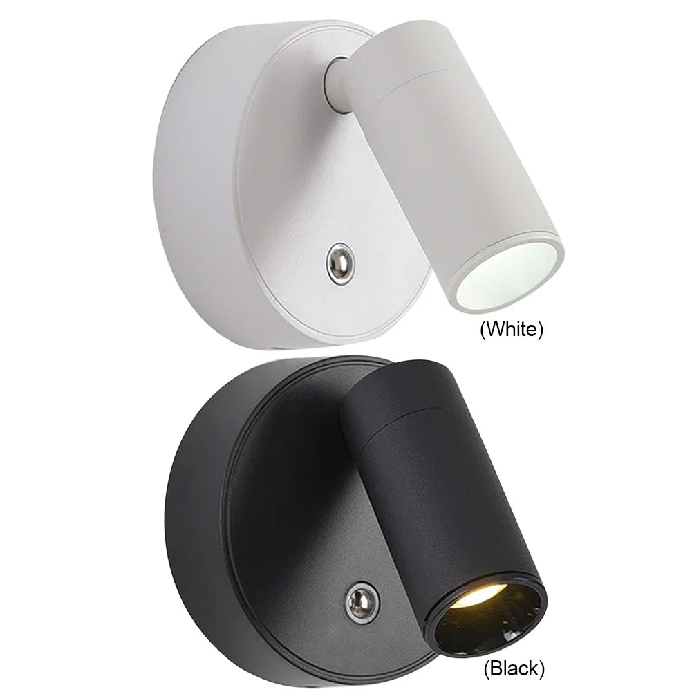 Adjustable Wall Light with Remote Control USB Rechargeable Bedside Reading Wall Lamp COB Touch Control Warm Light for Bedroom