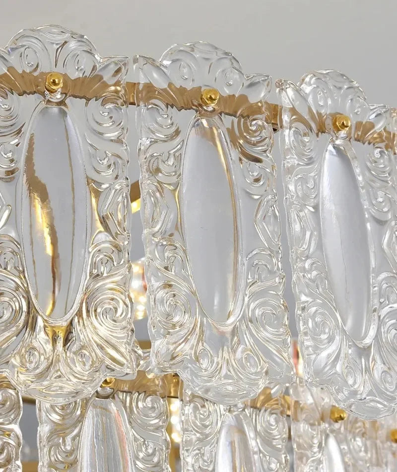 Modern Light Luxury French Living Room Chandelier Romantic  Bedroom Ceiling Lamp Dining Table Decor Hanging Light Lustre Fixture