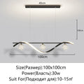 Modern Minimalist Led Pendant Lamps Dimming for Coffee Table Dining Room Kitchen Island Ceiling Chandelier Home Lighting Fixture