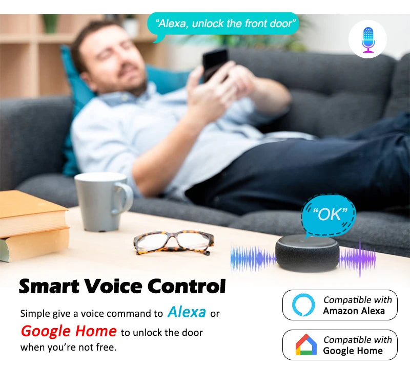 Full Automatic TTLOCK APP 3D Face Recognition Smart Door Lock Fingerprint Password  6068 Combination Digital Door locks