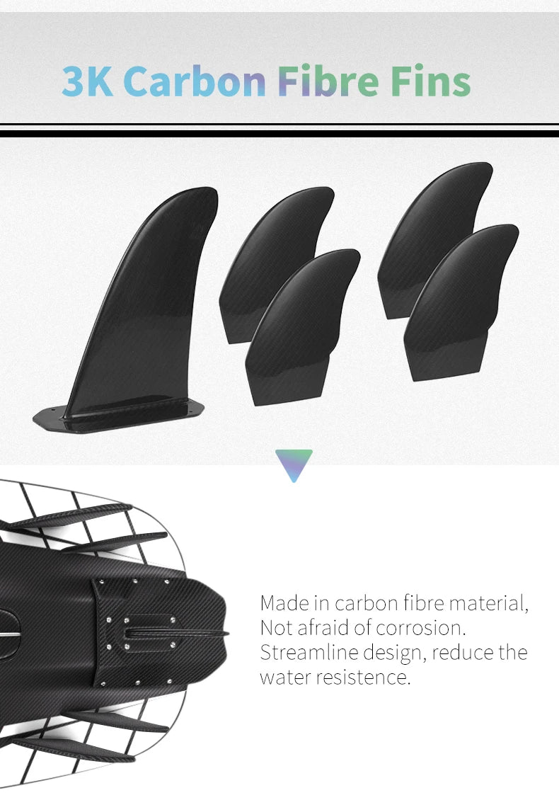KOOTU Full Carbon Fiber 109cc Fuel ed   Surfboard Water Sport Board for Outdoor Surfing Adventure