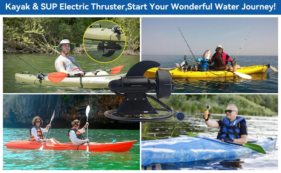 600W Electric Fin Underwater Motor for SUP Stand Up Paddle Board Surf Fishing Surfboard Propeller Electronic Fin