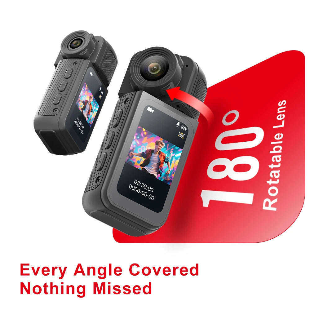 Thumb Camera Motion HD Pocket Camera DV Pet First-Person POV Camera for Outdoor Carrying and Cycling Recording