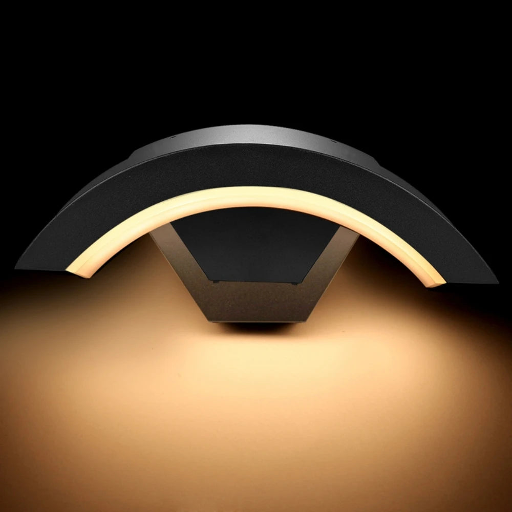 9W RGBW Smart Outdoor Wall Lamp Tuya Wifi Bluetooth App Dimmable IP65 Lighting 18W White Warm Home Street Porch LED Lights