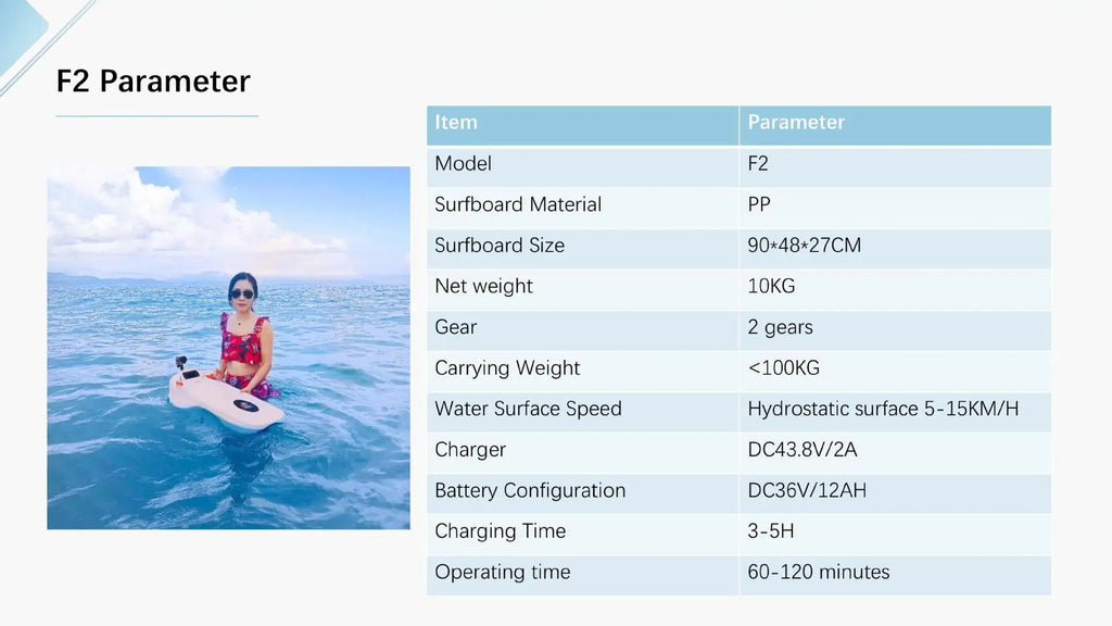 Water Electric Surfboard Swimming Skis Handheld Thruster Powered Surfboard Motorboat Water Sports Supplies