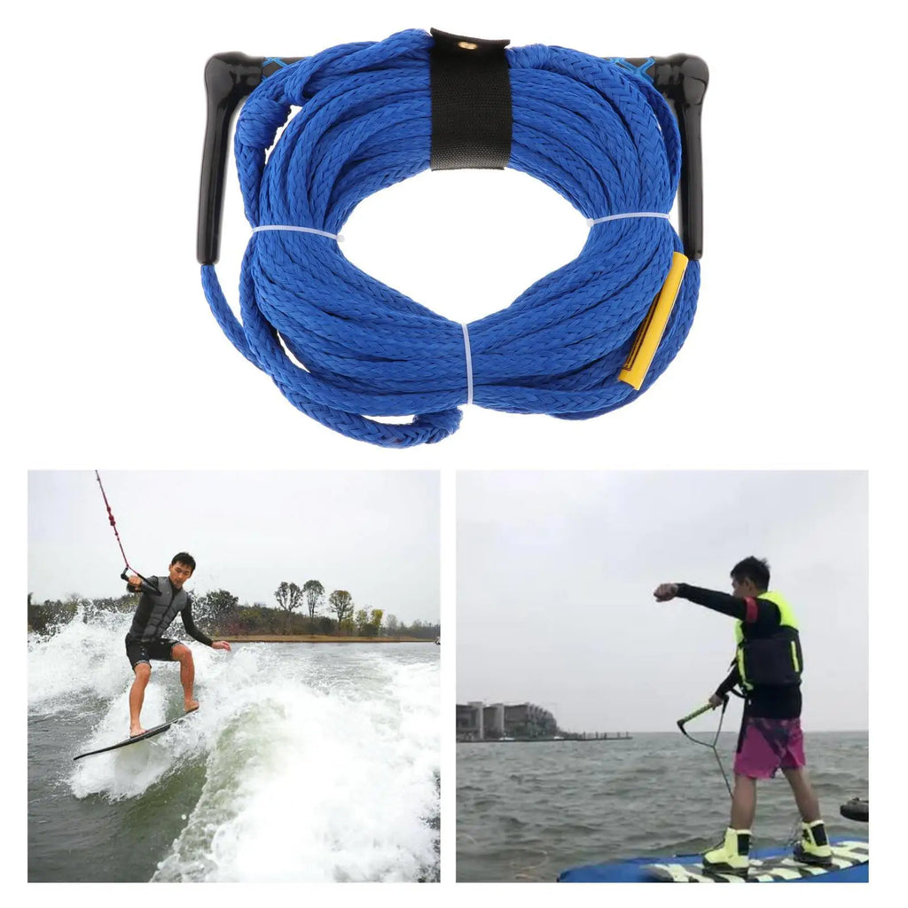 Floatable Wakeboard Surfing Rope EVA Grip Water Sports Tether Boat Accessory for Skiing and Kneeboard