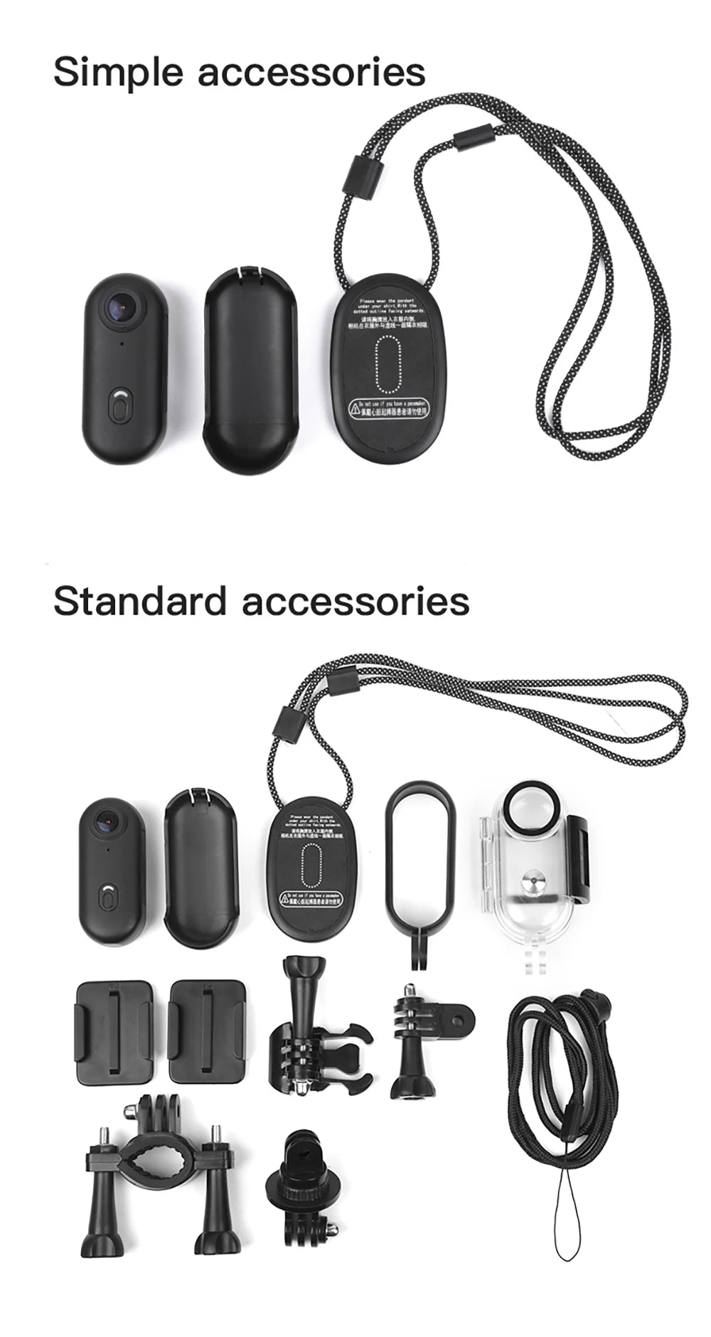 4K HD Motorcycle Mini Recorder Finger WIFI Action Camera Lightweight POV Motorcycle Road Sport Cam Bicycle Vlog Pet Body Camera
