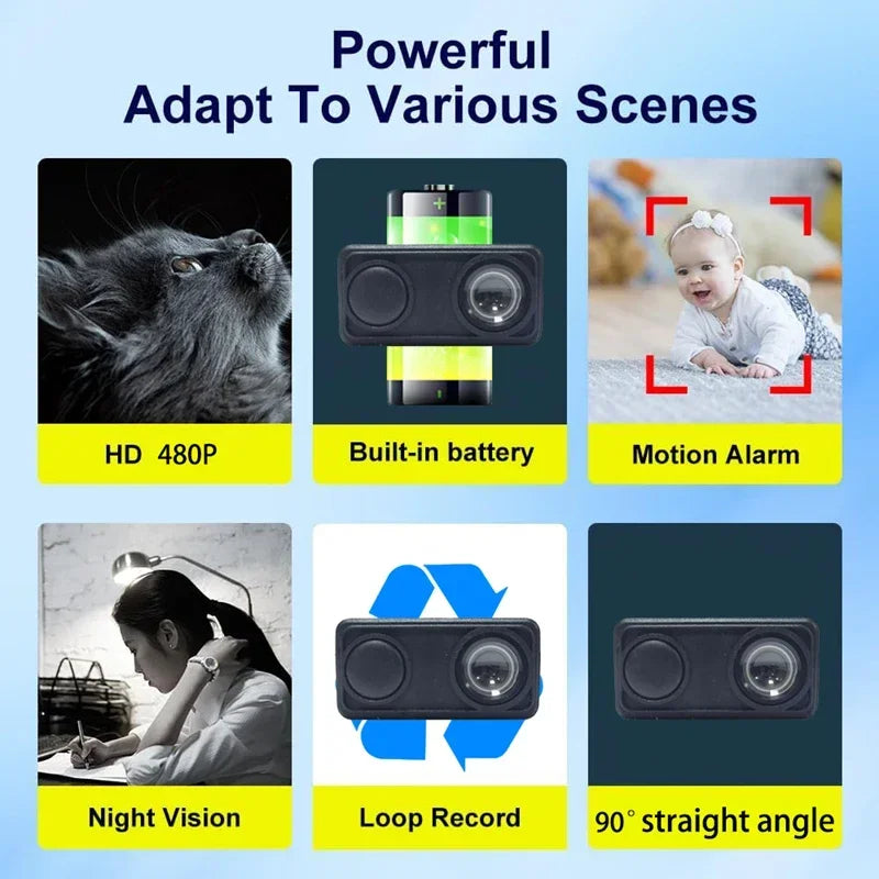 4K Security Camera WiFi Wireless Monitor Remote Motion Detecting Camcorders Security Protection Indoor Surveillance 2026