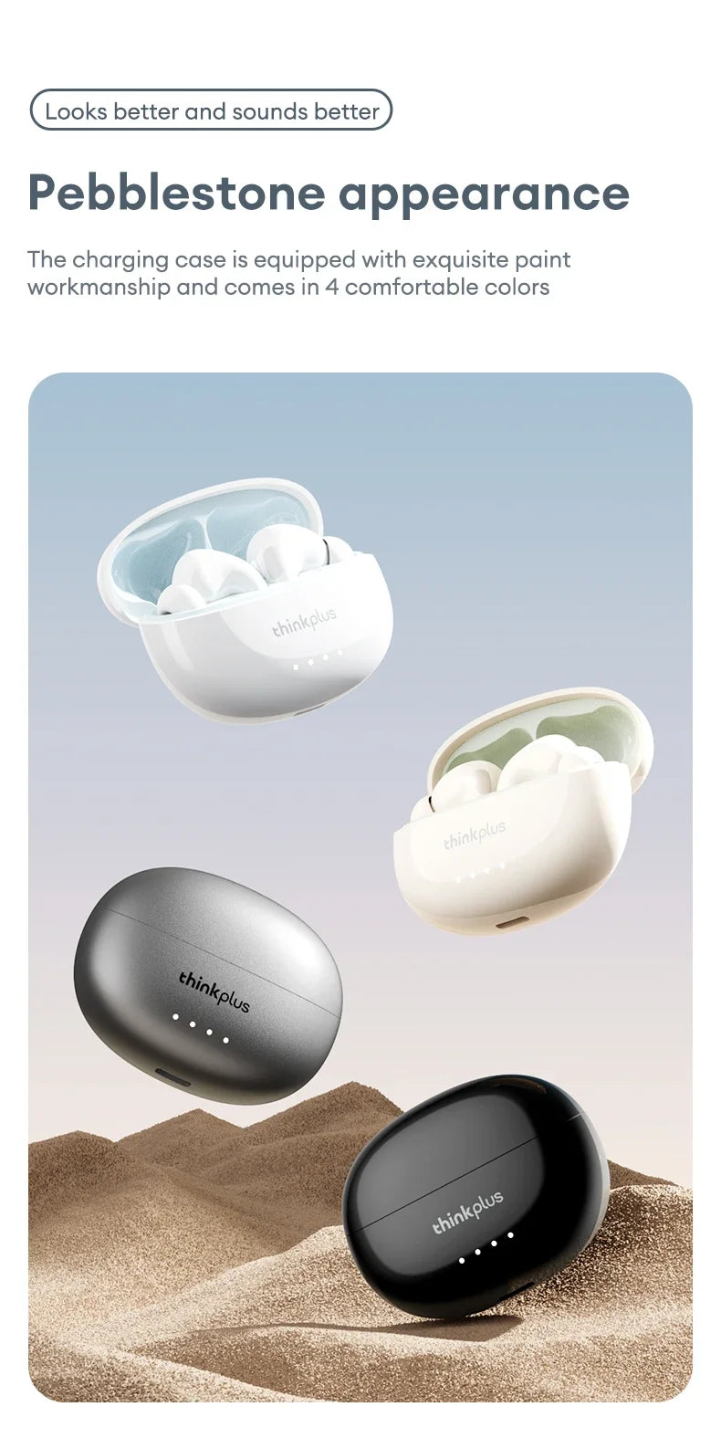Lenovo LP5 PRO Wireless Bluetooth 5.4 Earphones TWS HiFi Sound Gaming Earbuds LP5Pro Sport Headset Long Standby with Mic 2025