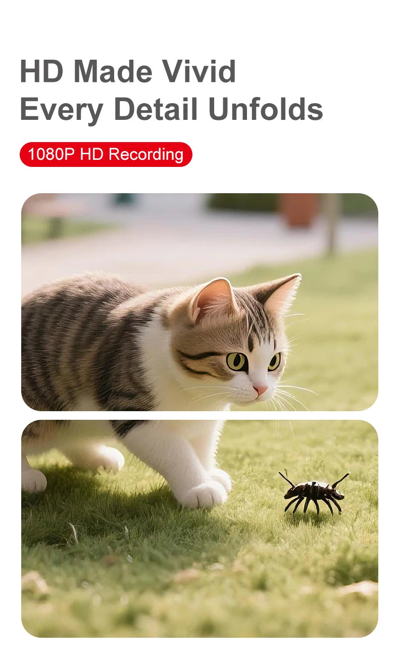 Thumb Camera Motion HD Pocket Camera DV Pet First-Person POV Camera for Outdoor Carrying and Cycling Recording