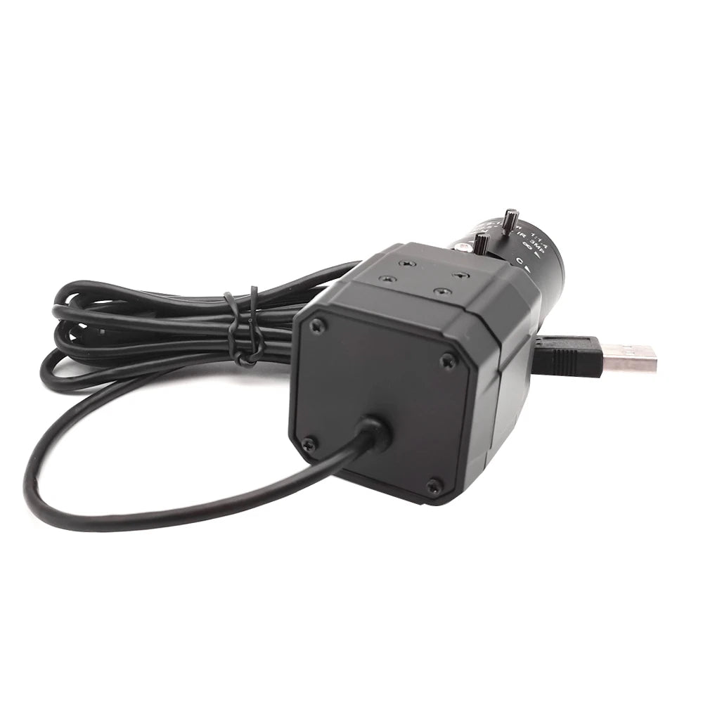 HD 4K USB Webcam With 2.8-12mm Varifocal Zoom Lens 2K 4MP PC Usb Video Camera UVC OTG Plug And Play For Live Streaming