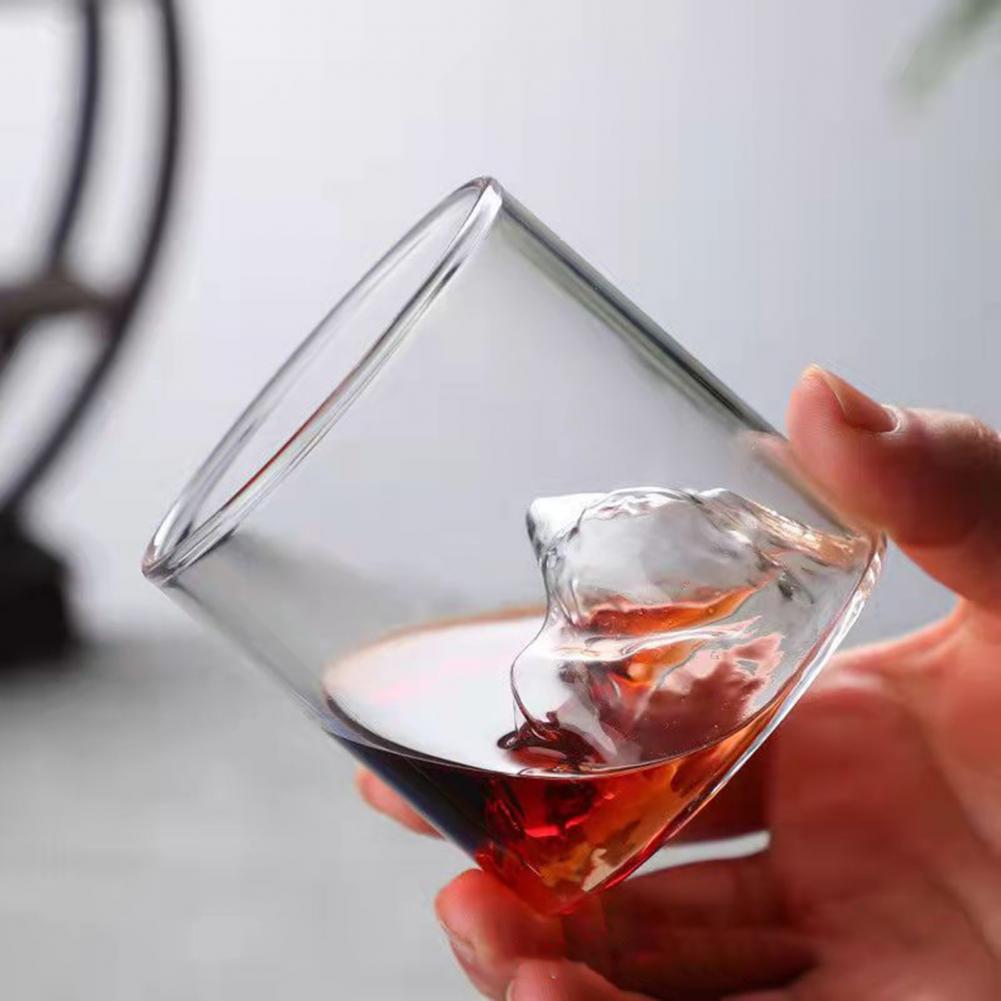 200/300ml Whiskey Glasses Unique Exquisite Workmanship Mount Craft Premium Fashion Drinking Glass for Lovers glass cups drinkwar