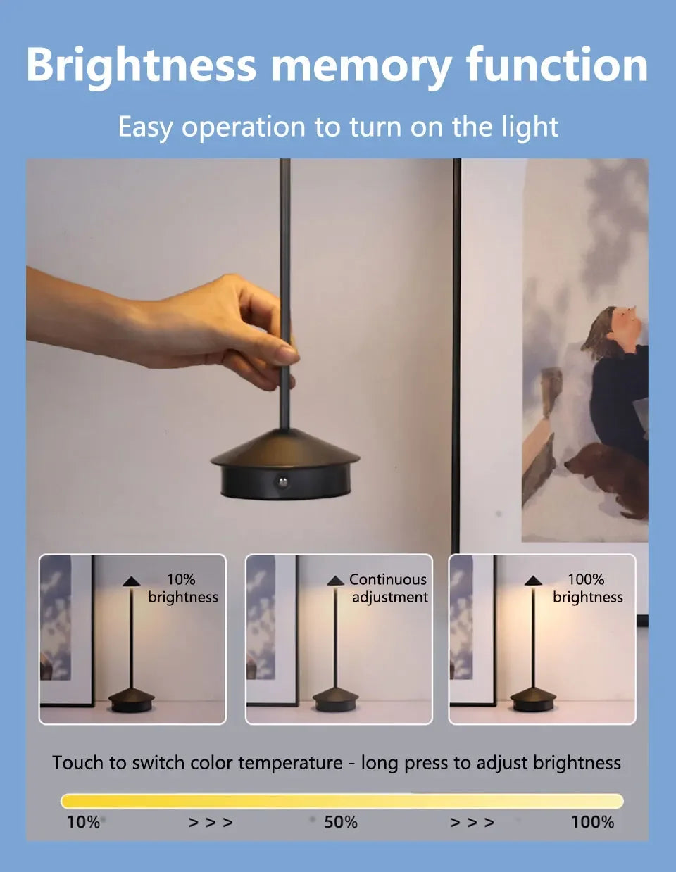 Hotel Rechargeable Table Lamp Creative Dining Touch Led Bar Coffee Pina Pro Table Lamp Lampada Da Tavolo Decorative Desk Lamp