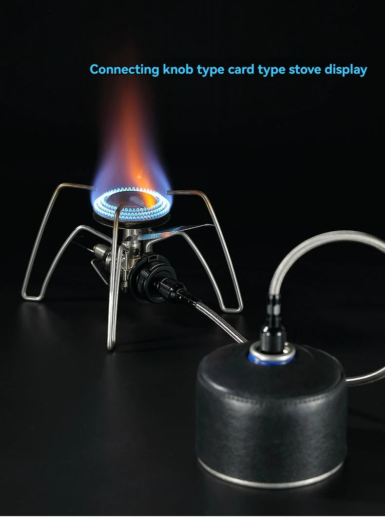 CAMPINGMOON BKZ13M Outdoor Camping Picnic With Magnetic Suction Cassette Stove To Alpine Flat Gas Tank Conversion Head