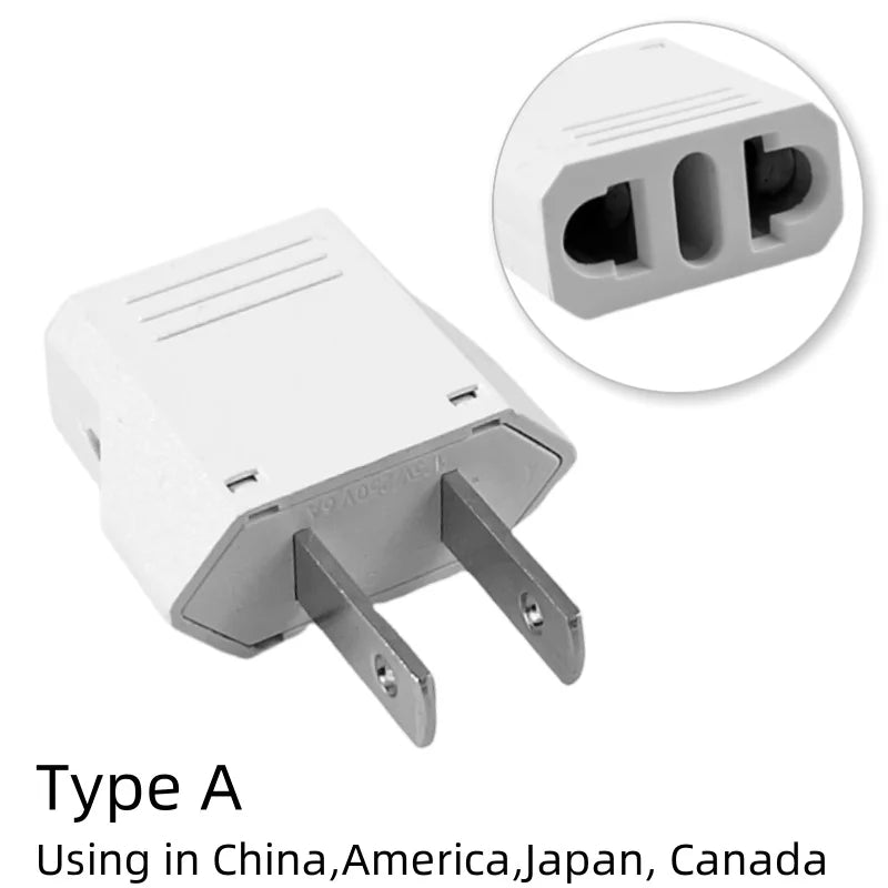 US Travel Electrical Socket EU To US Power Adapter American European Australia US AU EU Euro AC Plug Converter Outlet Socket