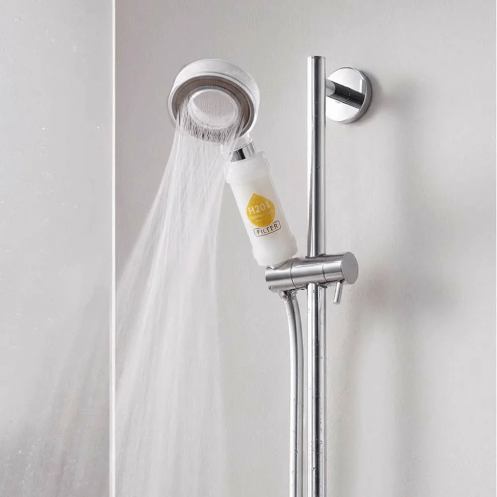 High Pressure Vitamin C Shower Head Filter Bathing Skincare Spa Grade Shower Scented Filter Impurities Anti-scaling