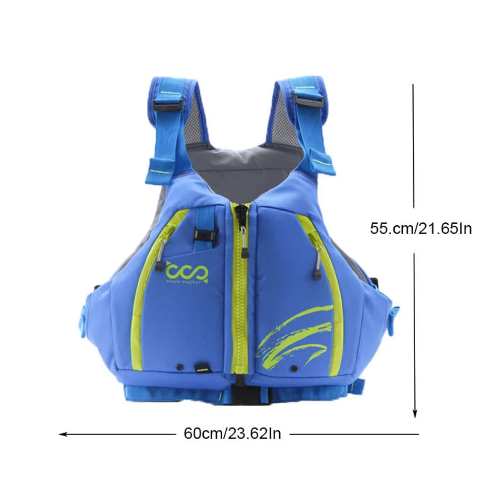 Daiseanuo Adult Life Jackets Floating Vest Buoyancy Aid Jacket PFD for Fishing Sailing Surfing Boating Kayak for Water Sports
