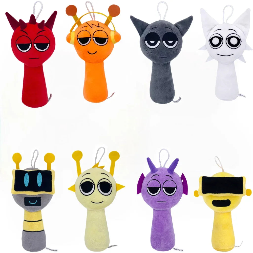 Sprunki Plush Toys Sprunki Plushie Sprunki Soft Game Cartoon Pillow Kids Birthday Gifts Stuffed Dolls Christmas Gift
