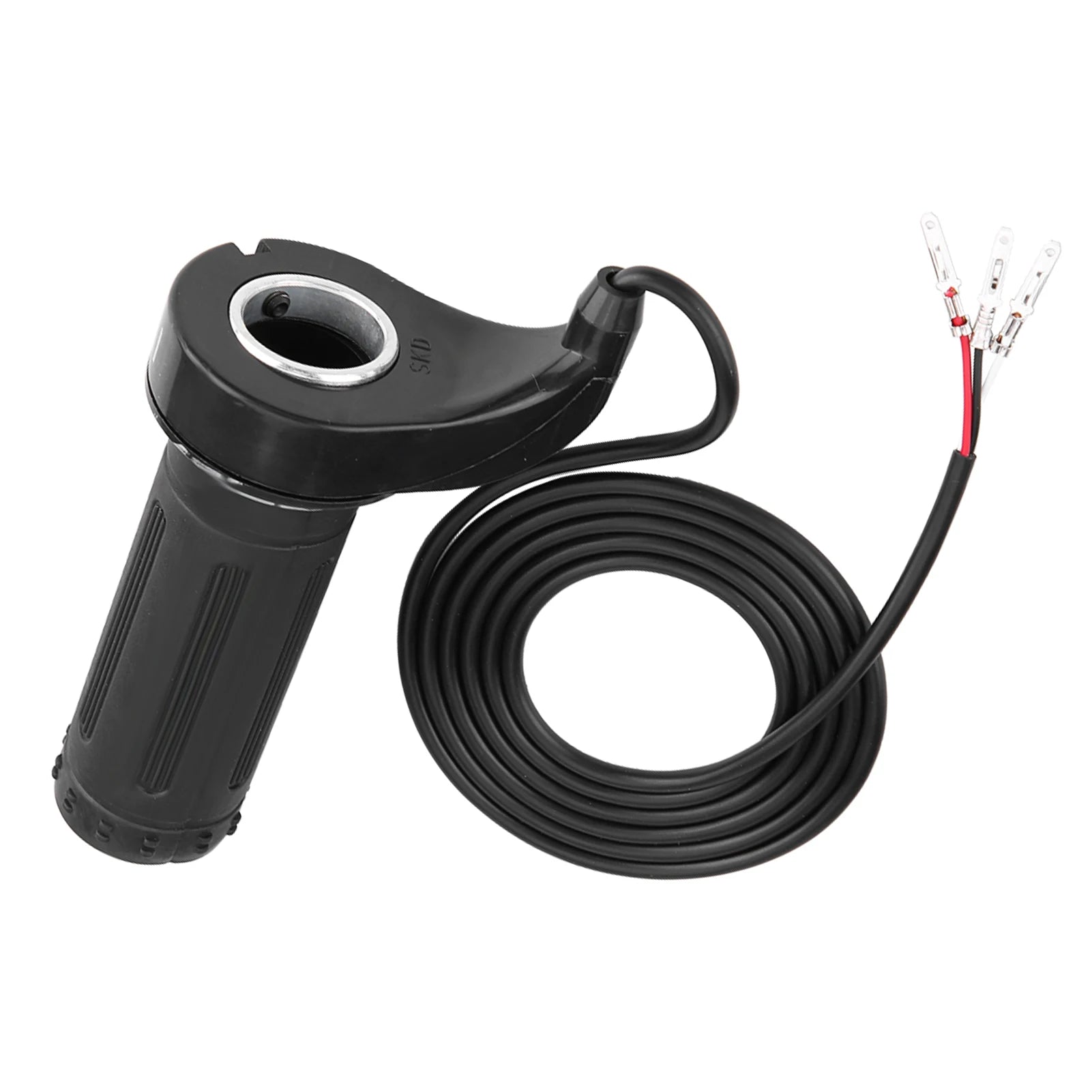 Electric Scooter Ebike E-bike Motorcycle Tricycle Twist Throttle Grip with 3 Wires Hall Sensor Turn Handle Accelerator 130cm