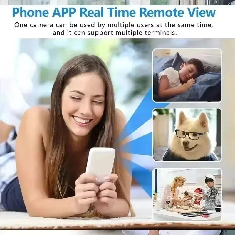 HD 1080P Mini Camera Wireless WiFi Baby Monitor Indoor Safety Security Surveillance Night Vision Camera IP Camera Recorder